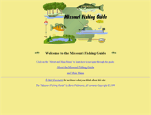 Tablet Screenshot of missourifishingguide.com